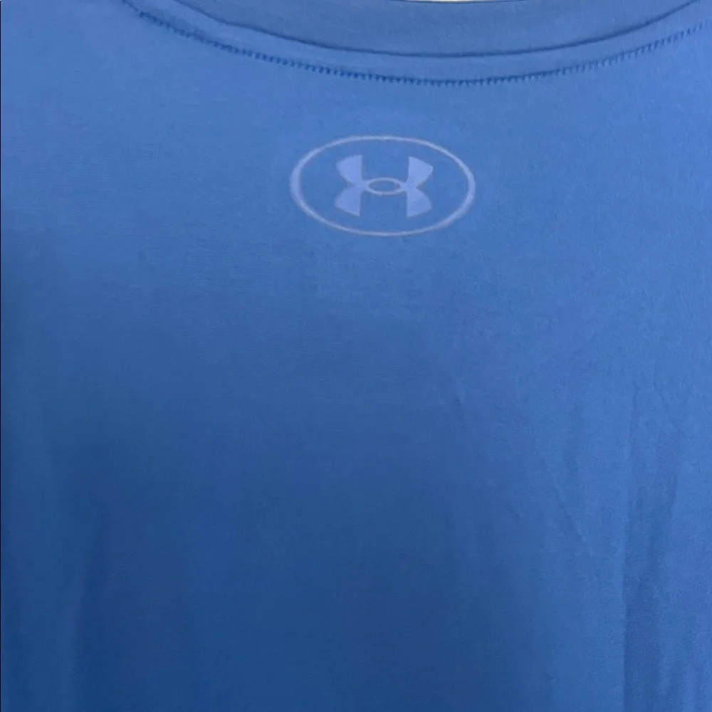 Under Armour Rush Men’s Royal Blue Short-Sleeve Performance Tee L - Picture 6 of 7